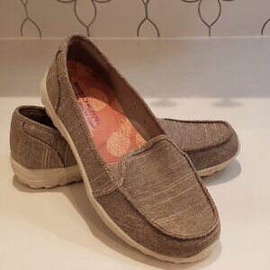 Womens Taupe Sketchers Reggae Fest - Manzanita Size 8.5